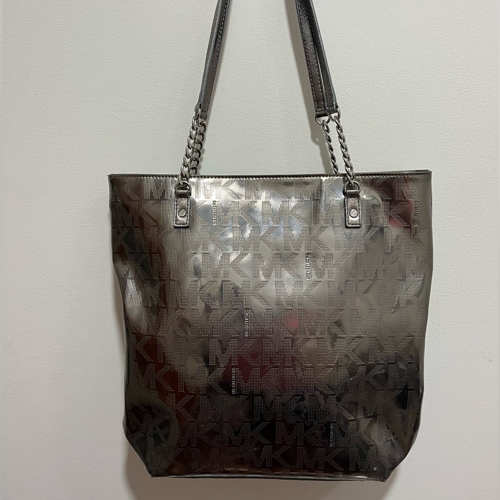 Michael Kors Silver Tote Bag